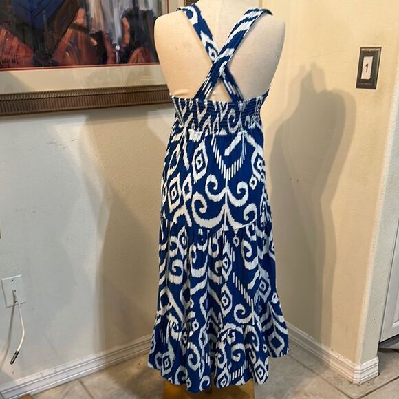 HONORINE Marguerite Tiered Cotton-Gauze Maxi Dress Size S - Picture 9 of 10